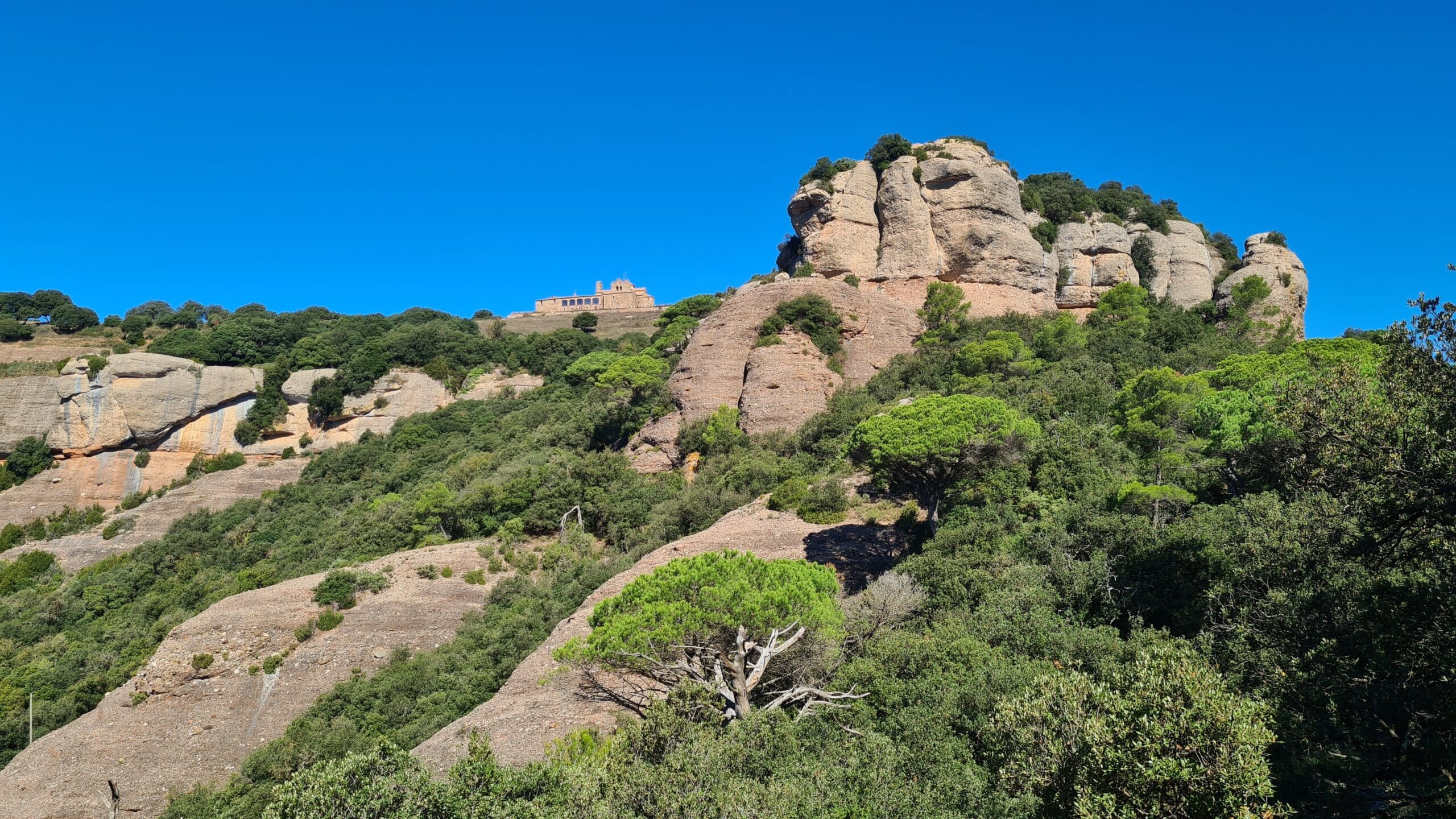 A view to Sant Llorenc del Munt