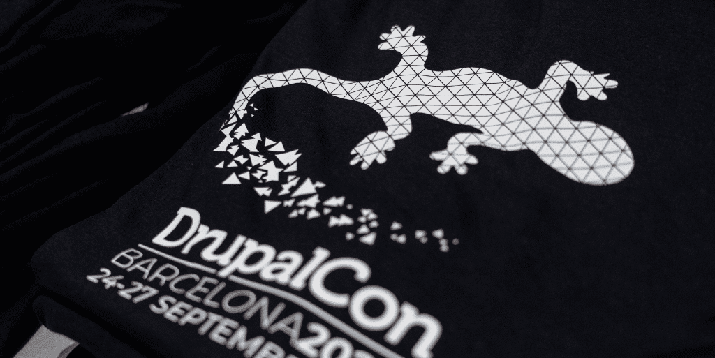 Black DrupalCon t-shirt