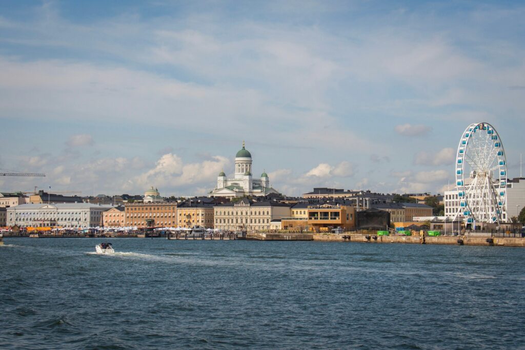 Näkymä Helsingin kaupunkiin